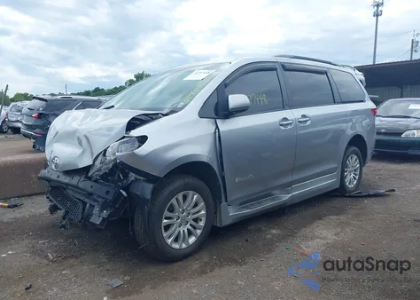 2016 Toyota Sienna Xle 8 Passenger из США, поврежденный, VIN 5TDYK3DC5GS760841